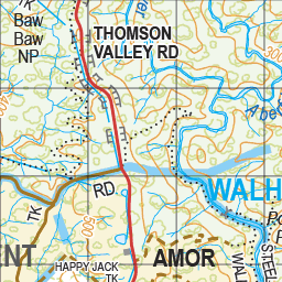 Map 493 - Spatial Vision's Vicmap Book (South East Edition 8, 2025) - 100K Series Preview 3