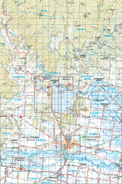Map 495 - Spatial Vision's Vicmap Book (South East Edition 8, 2025) - 100K Series Preview 1