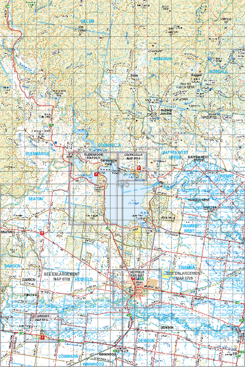 Map 495 - Spatial Vision's Vicmap Book (South East Edition 8, 2025) - 100K Series Preview 1