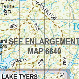 Map 501A - Spatial Vision's Vicmap Book (South East Edition 8, 2025) - 100K Series Preview 3