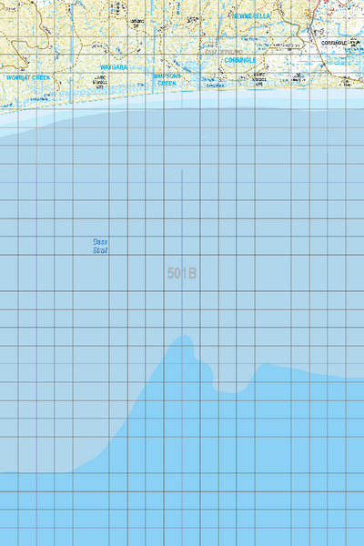 Map 501B - Spatial Vision's Vicmap Book (South East Edition 8, 2025) - 100K Series Preview 1