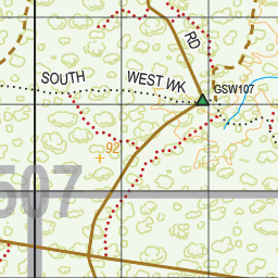 Map 507 - Spatial Vision's Vicmap Book (South West Edition 8, 2025 Update) - 100K Series Preview 2
