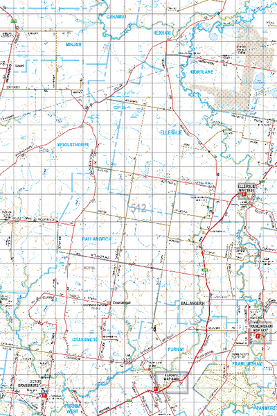 Map 512 - Spatial Vision's Vicmap Book (South West Edition 8, 2025 Update) - 100K Series Preview 1