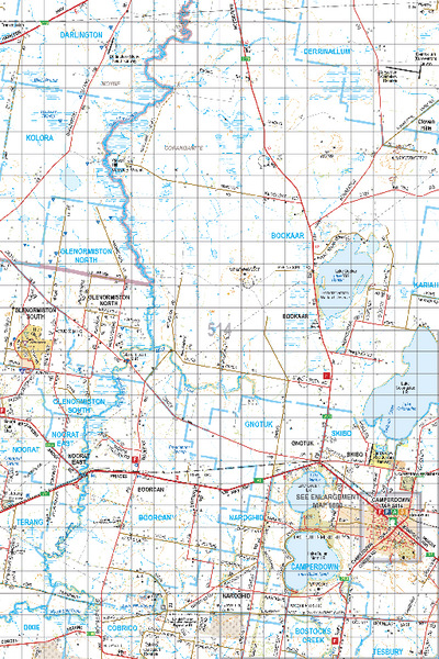 Map 514 - Spatial Vision's Vicmap Book (South West Edition 8, 2025 Update) - 100K Series Preview 1