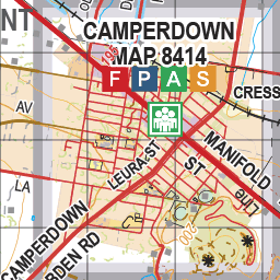 Map 514 - Spatial Vision's Vicmap Book (South West Edition 8, 2025 Update) - 100K Series Preview 3