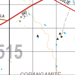 Map 515 - Spatial Vision's Vicmap Book (South West Edition 8, 2025 Update) - 100K Series Preview 2