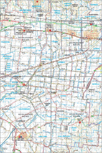 Map 526 - Spatial Vision's Vicmap Book (South East Edition 8, 2025) - 100K Series Preview 1