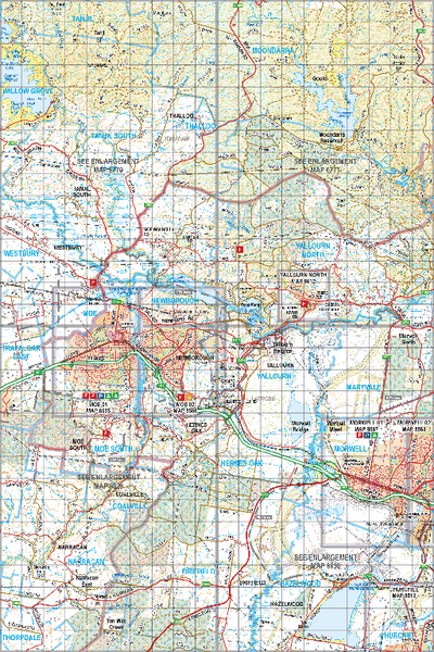 Map 529 - Spatial Vision's Vicmap Book (South East Edition 8, 2025) - 100K Series Preview 1