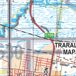 Map 530 - Spatial Vision's Vicmap Book (South East Edition 8, 2025) - 100K Series Preview 2