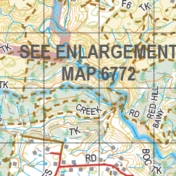 Map 530 - Spatial Vision's Vicmap Book (South East Edition 8, 2025) - 100K Series Preview 3
