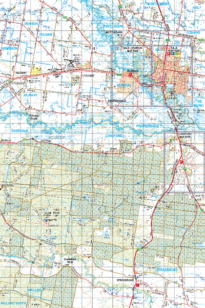Map 532 - Spatial Vision's Vicmap Book (South East Edition 8, 2025) - 100K Series Preview 1