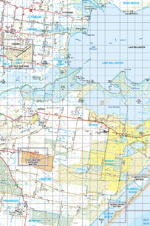 Map 533 - Spatial Vision's Vicmap Book (South East Edition 8, 2025) - 100K Series Preview 1