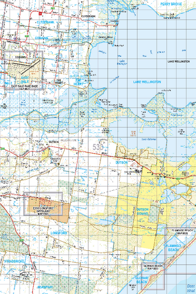Map 533 - Spatial Vision's Vicmap Book (South East Edition 8, 2025) - 100K Series Preview 1