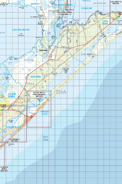 Map 534A - Spatial Vision's Vicmap Book (South East Edition 8, 2025) - 100K Series Preview 1