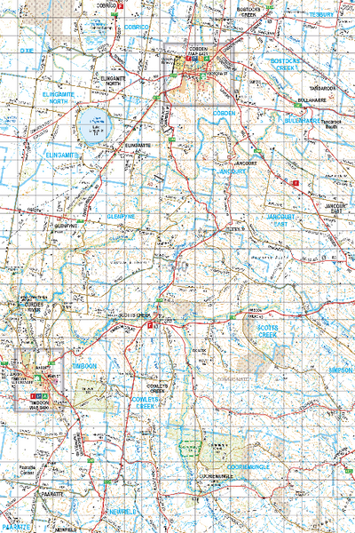 Map 540 - Spatial Vision's Vicmap Book (South West Edition 8, 2025 Update) - 100K Series Preview 1