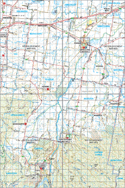 Map 543 - Spatial Vision's Vicmap Book (South West Edition 8, 2025 Update) - 100K Series Preview 1
