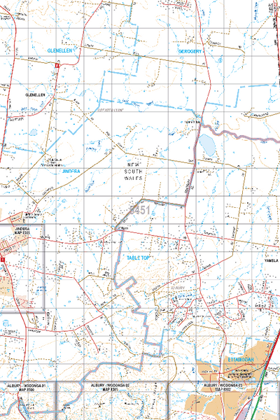Map 5451 - Spatial Vision's Vicmap Book (North East Edition 8, 2025) - 50K Series Preview 1