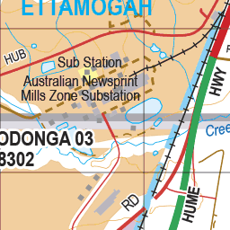 Map 5451 - Spatial Vision's Vicmap Book (North East Edition 8, 2025) - 50K Series Preview 3