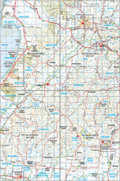 Map 551 - Spatial Vision's Vicmap Book (South East Edition 8, 2025) - 100K Series Preview 1