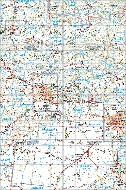 Map 552 - Spatial Vision's Vicmap Book (South East Edition 8, 2025 ...