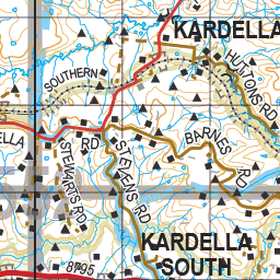Map 552 - Spatial Vision's Vicmap Book (South East Edition 8, 2025) - 100K Series Preview 2