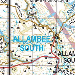 Map 553 - Spatial Vision's Vicmap Book (South East Edition 8, 2025) - 100K Series Preview 3