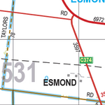 Map 5531 - Spatial Vision's Vicmap Book (North East Edition 8, 2025) - 50K Series Preview 2