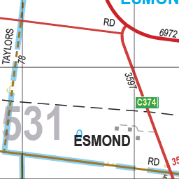 Map 5531 - Spatial Vision's Vicmap Book (North East Edition 8, 2025) - 50K Series Preview 2