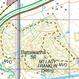 Map 5536 - Spatial Vision's Vicmap Book (North East Edition 8, 2025) - 50K Series Preview 3