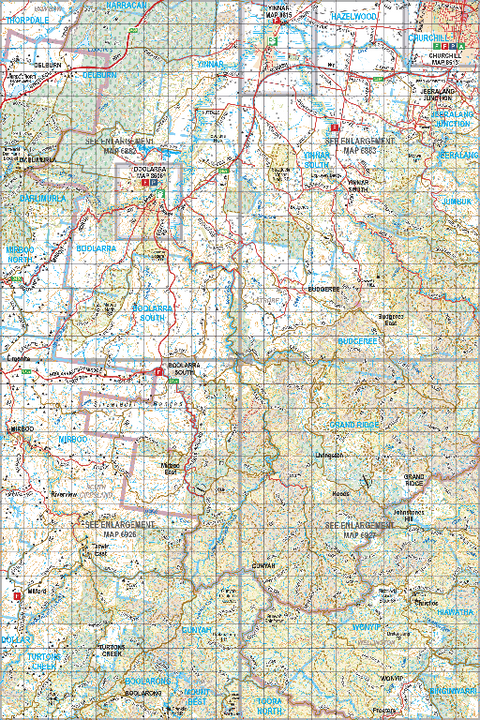 Map 554 - Spatial Vision's Vicmap Book (South East Edition 8, 2025) - 100K Series Preview 1