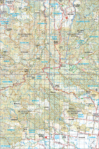 Map 555 - Spatial Vision's Vicmap Book (South East Edition 8, 2025) - 100K Series Preview 1