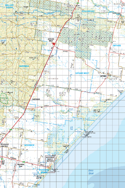 Map 557 - Spatial Vision's Vicmap Book (South East Edition 8, 2025) - 100K Series Preview 1