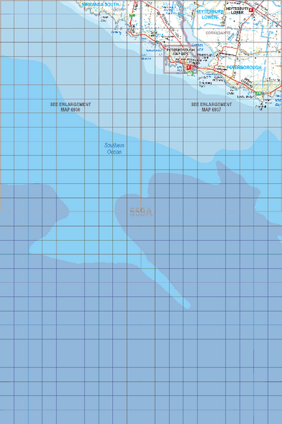 Map 559A - Spatial Vision's Vicmap Book (South West Edition 8, 2025 Update) - 100K Series Preview 1