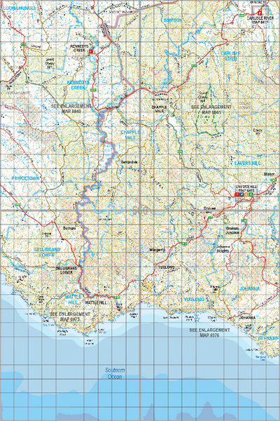 Map 560 - Spatial Vision's Vicmap Book (South West Edition 8, 2025 Update) - 100K Series Preview 1
