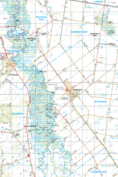 Map 5618 - Spatial Vision's Vicmap Book (North East Edition 8, 2025) - 50K Series Preview 1