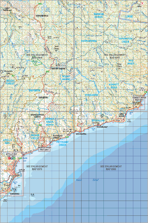 Map 562 - Spatial Vision's Vicmap Book (South West Edition 8, 2025 Update) - 100K Series Preview 1