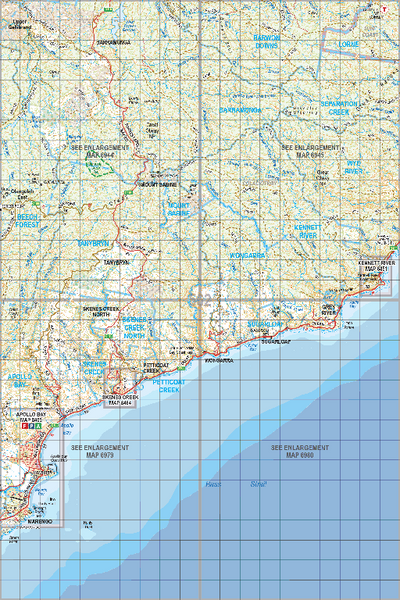 Map 562 - Spatial Vision's Vicmap Book (South West Edition 8, 2025 Update) - 100K Series Preview 1