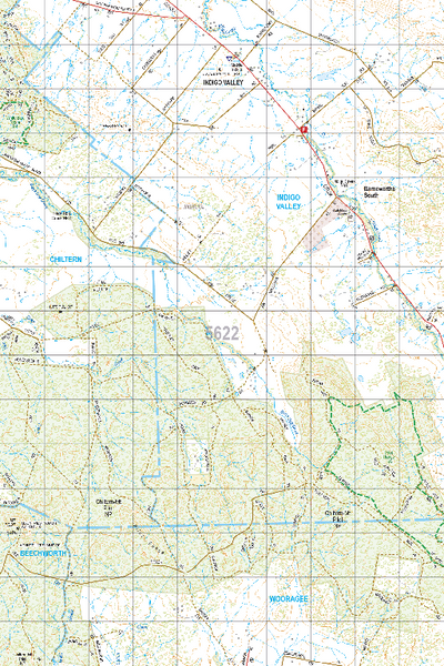 Map 5622 - Spatial Vision's Vicmap Book (North East Edition 8, 2025) - 50K Series Preview 1