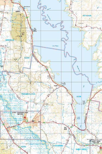 Map 5625 - Spatial Vision's Vicmap Book (North East Edition 8, 2025) - 50K Series Preview 1