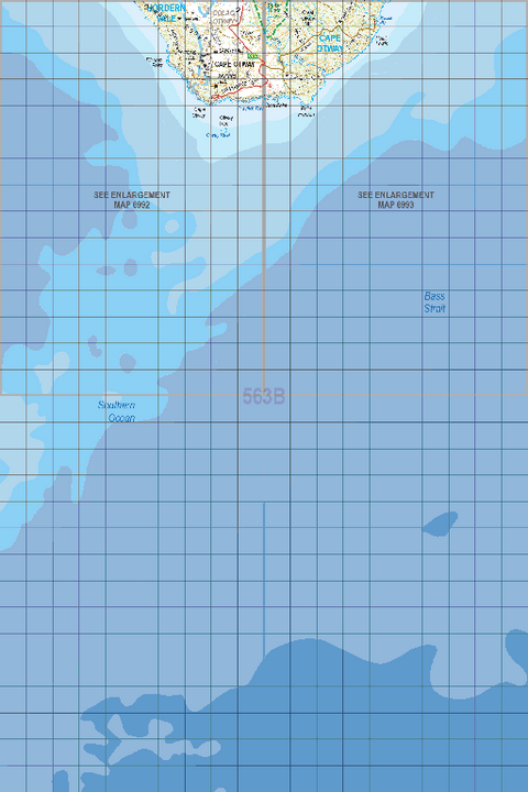Map 563B - Spatial Vision's Vicmap Book (South West Edition 8, 2025 Update) - 100K Series Preview 1
