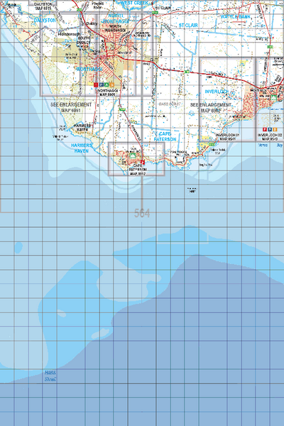 Map 564 - Spatial Vision's Vicmap Book (South East Edition 8, 2025) - 100K Series Preview 1