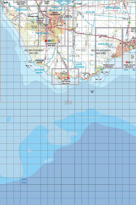 Map 564 - Spatial Vision's Vicmap Book (South East Edition 8, 2025) - 100K Series Preview 1