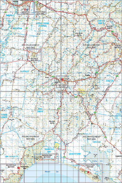 Map 566 - Spatial Vision's Vicmap Book (South East Edition 8, 2025) - 100K Series Preview 1