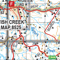 Map 566 - Spatial Vision's Vicmap Book (South East Edition 8, 2025) - 100K Series Preview 2