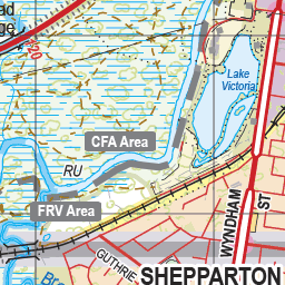 Map 5694 - Spatial Vision's Vicmap Book (North East Edition 8, 2025) - 50K Series Preview 3