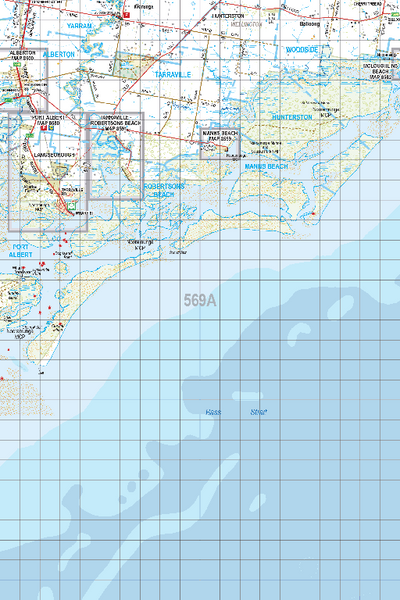 Map 569A - Spatial Vision's Vicmap Book (South East Edition 8, 2025) - 100K Series Preview 1
