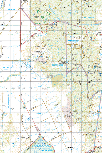 Map 5701 - Spatial Vision's Vicmap Book (North East Edition 8, 2025) - 50K Series Preview 1