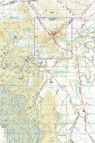Map 5707 - Spatial Vision's Vicmap Book (North East Edition 8, 2025) - 50K Series Preview 1