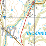 Map 5707 - Spatial Vision's Vicmap Book (North East Edition 8, 2025) - 50K Series Preview 2