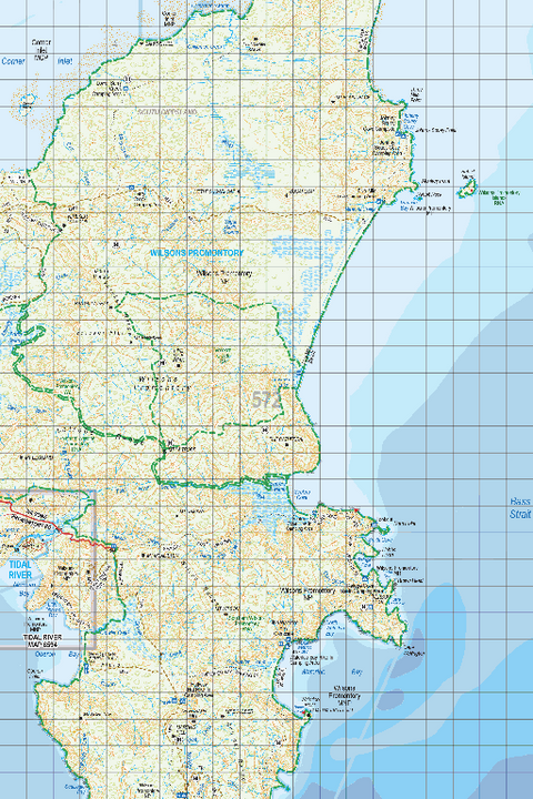 Map 572 - Spatial Vision's Vicmap Book (South East Edition 8, 2025) - 100K Series Preview 1